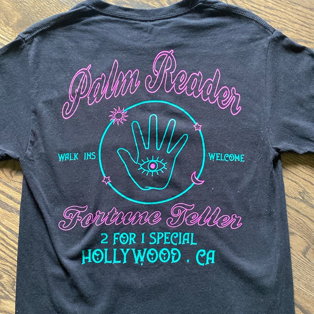 PacSun Black Palm Reader T-Shirt - Picture 2 of 5